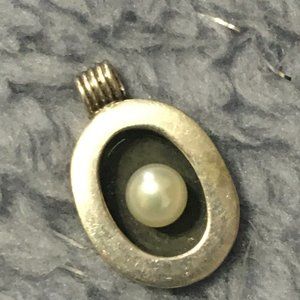 Silver with Pearl Pendant